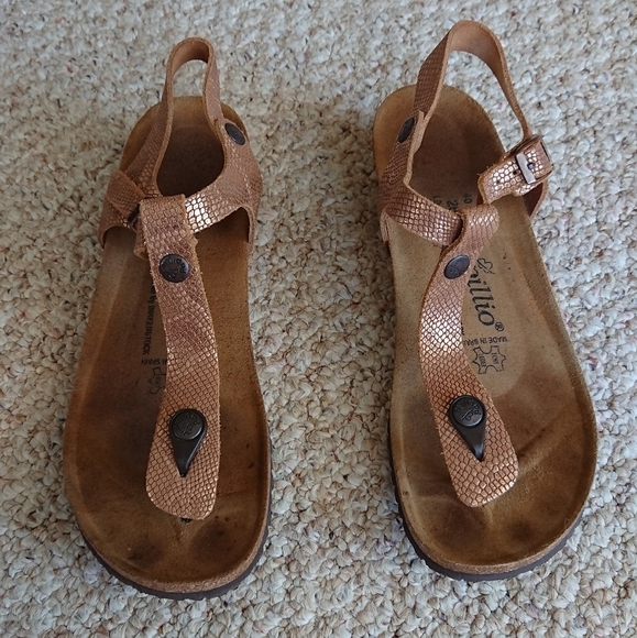 Papillio by Birkenstock Ashley Metallic Wedge Sandal size 39.5 - Picture 1 of 14